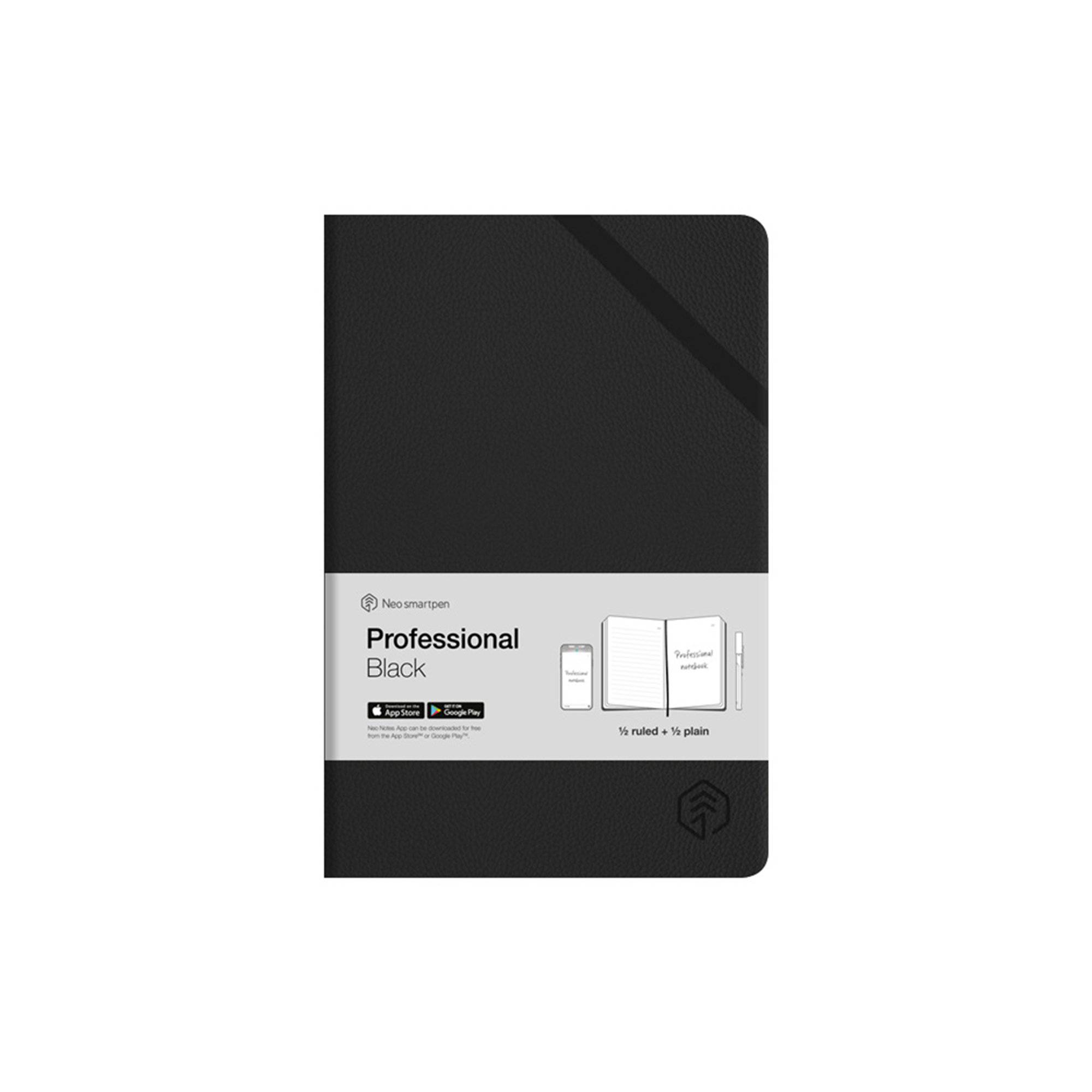 Digital Professional Notebook: Hard Cover, Ruled, Black, 5.5' x 8.7' – Neo  smartpen